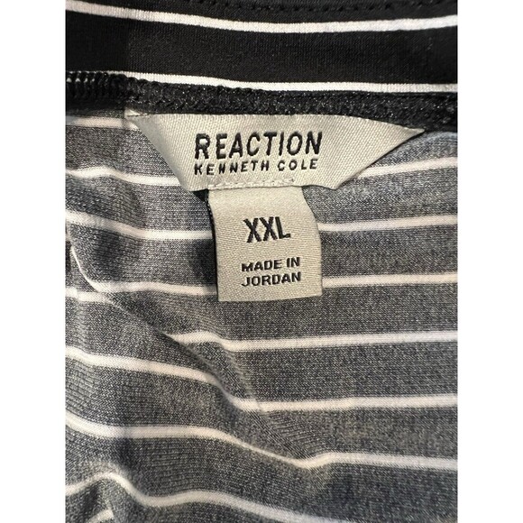 WOMENS BLACK & WHITE STRIPED SIZE XXL KENNETH COLE REACTION DRESS MSRP $89 - Picture 5 of 7